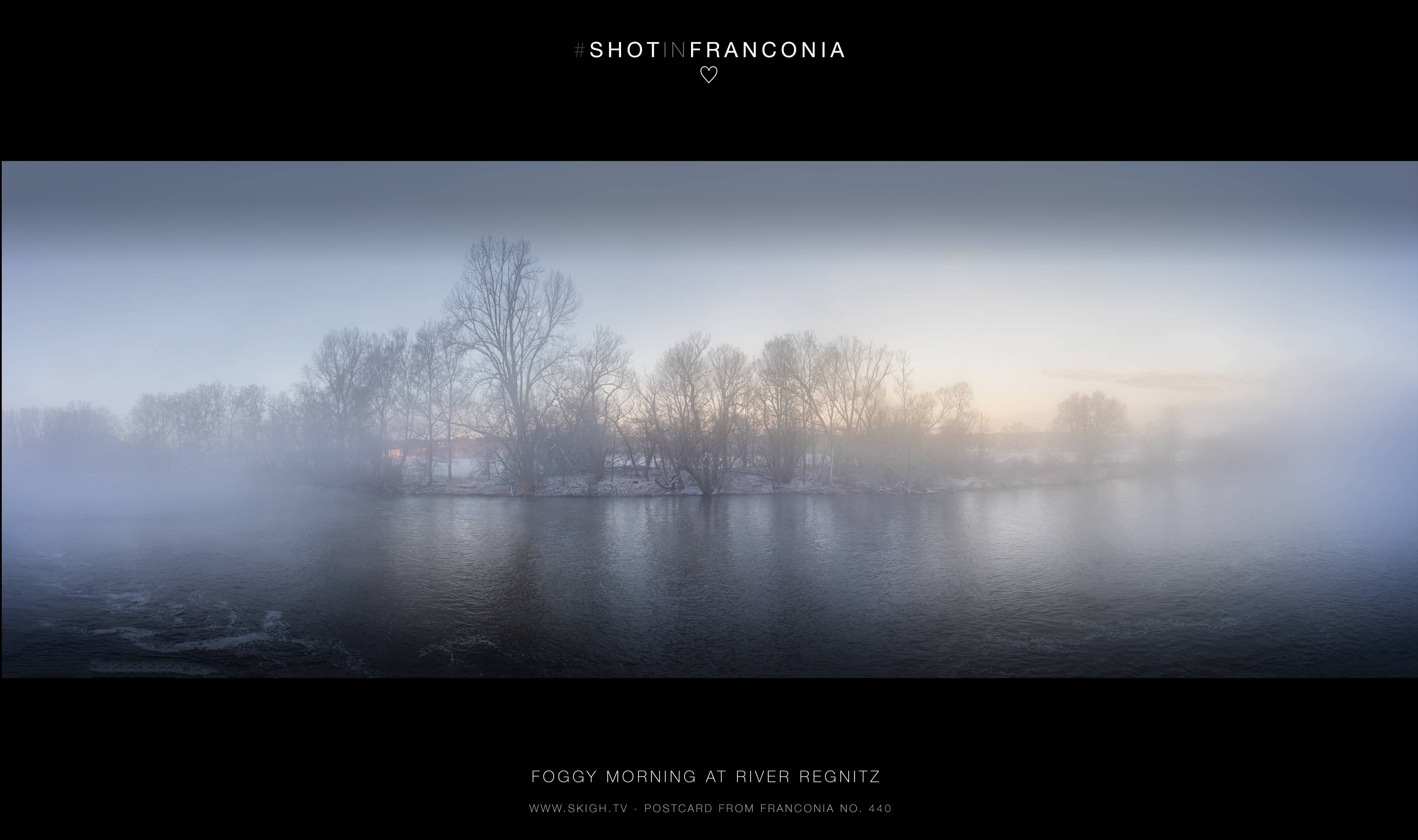 Foggy morning at River Regnitz