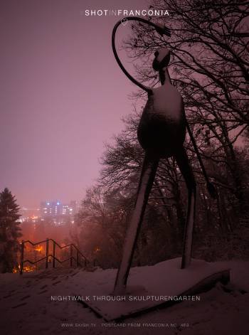 Nightwalk through Skulpturengarten