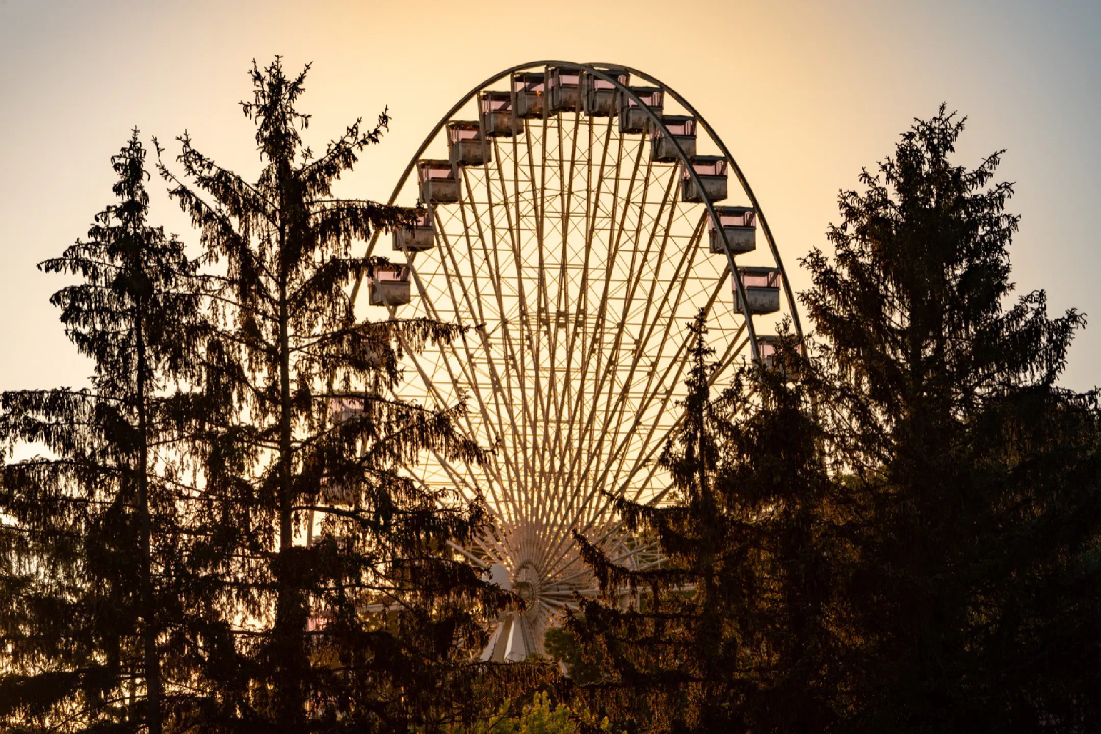 Europarad at sunset