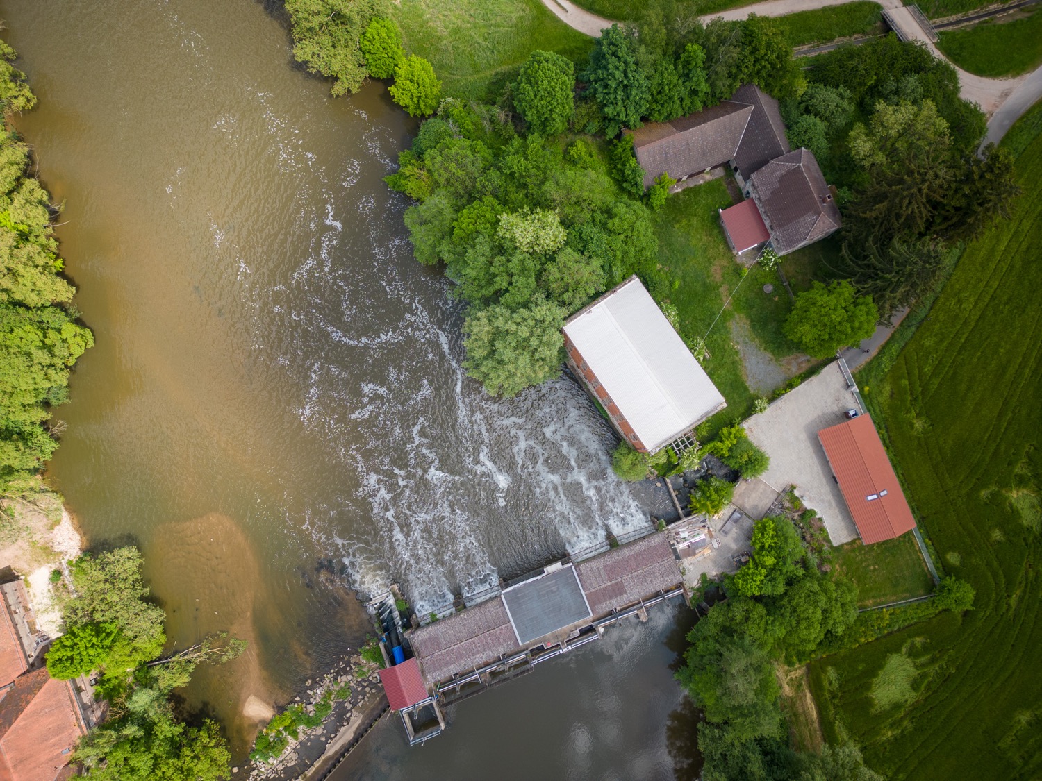 Baiersdorfer Mühle from above