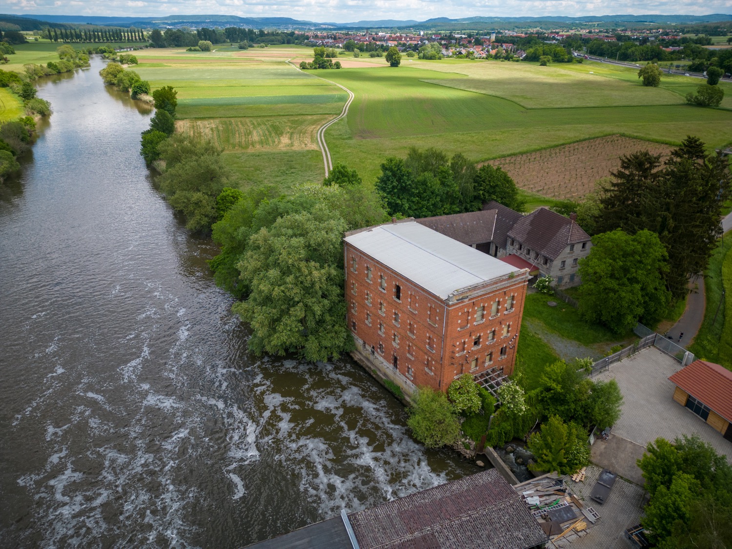 Baiersdorfer Mühle from above