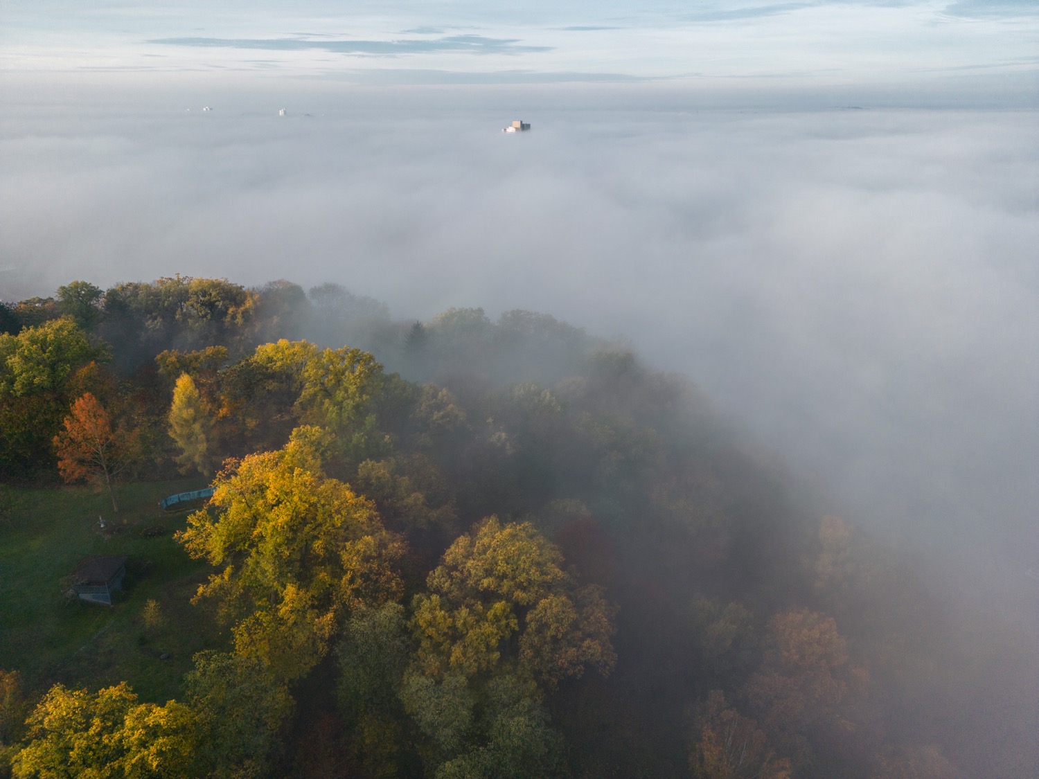 Langer Johann in the fog