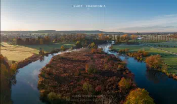Island in river Regnitz