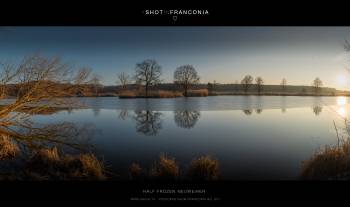 Half frozen Neuweiher