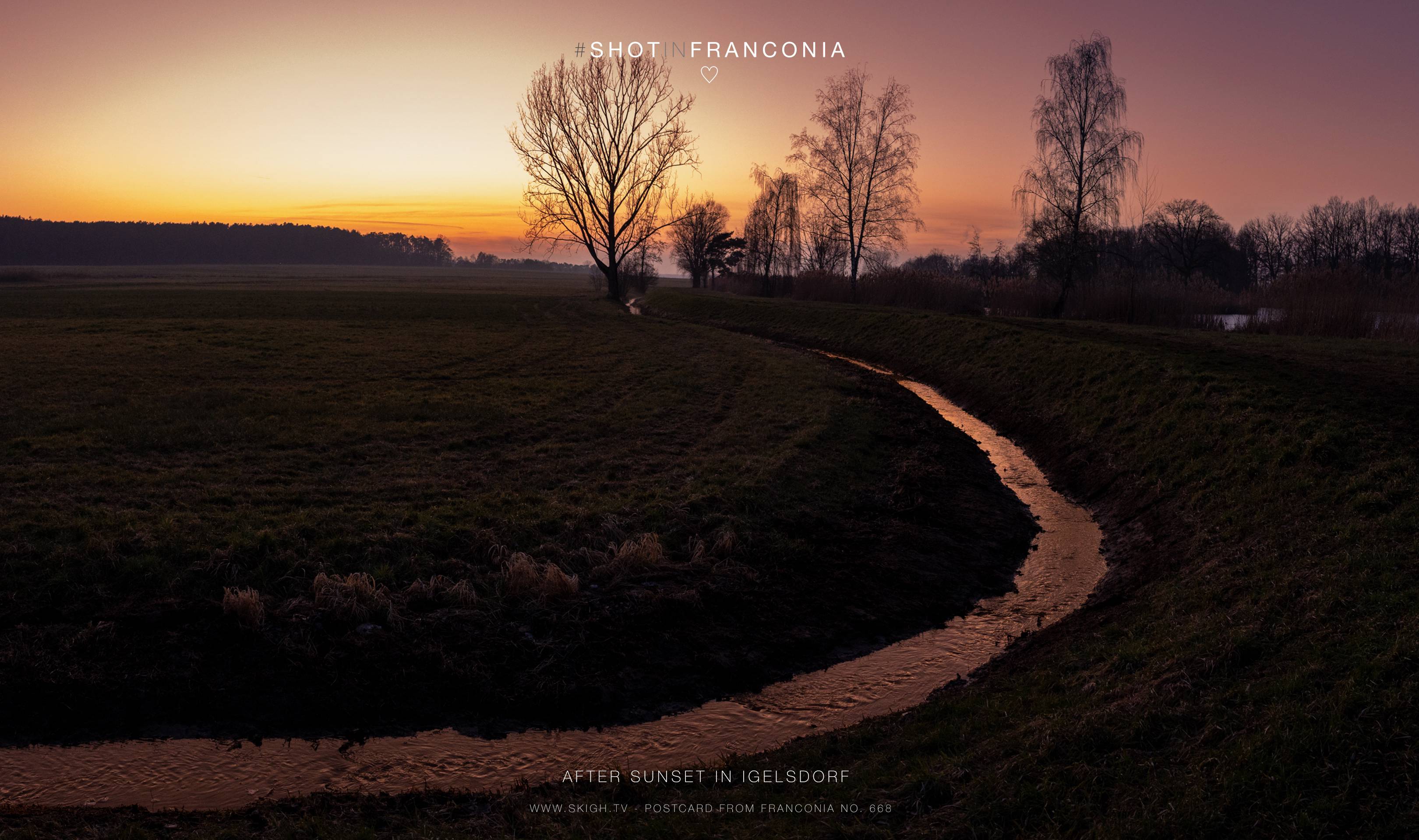 After sunset in Igelsdorf | 1/125s * f4.5 * ISO 3200 * 24mm - FE 24mm F1.4 GM - Sony α7 IV After sunset in Igelsdorf
