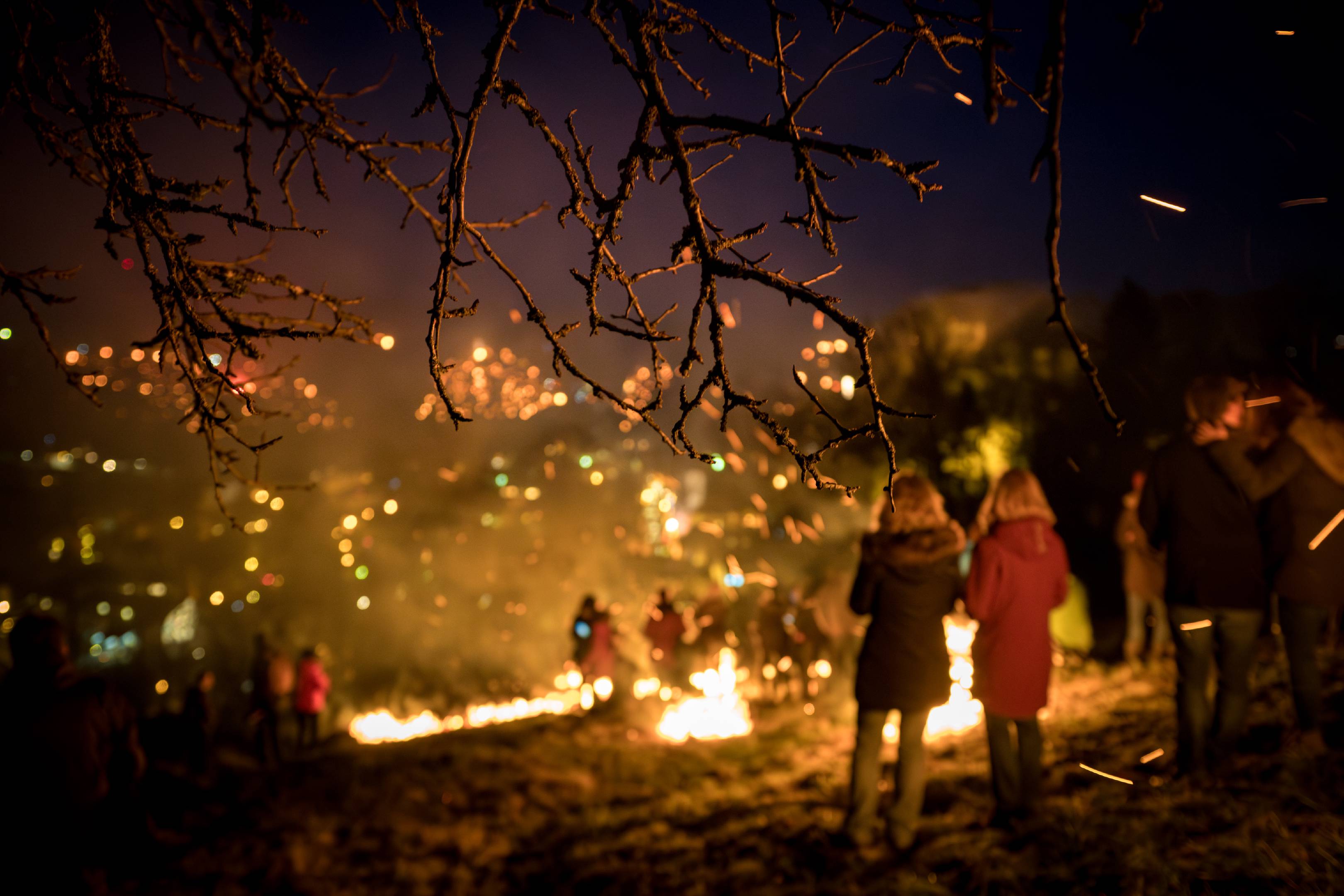 Light festival in Pottenstein