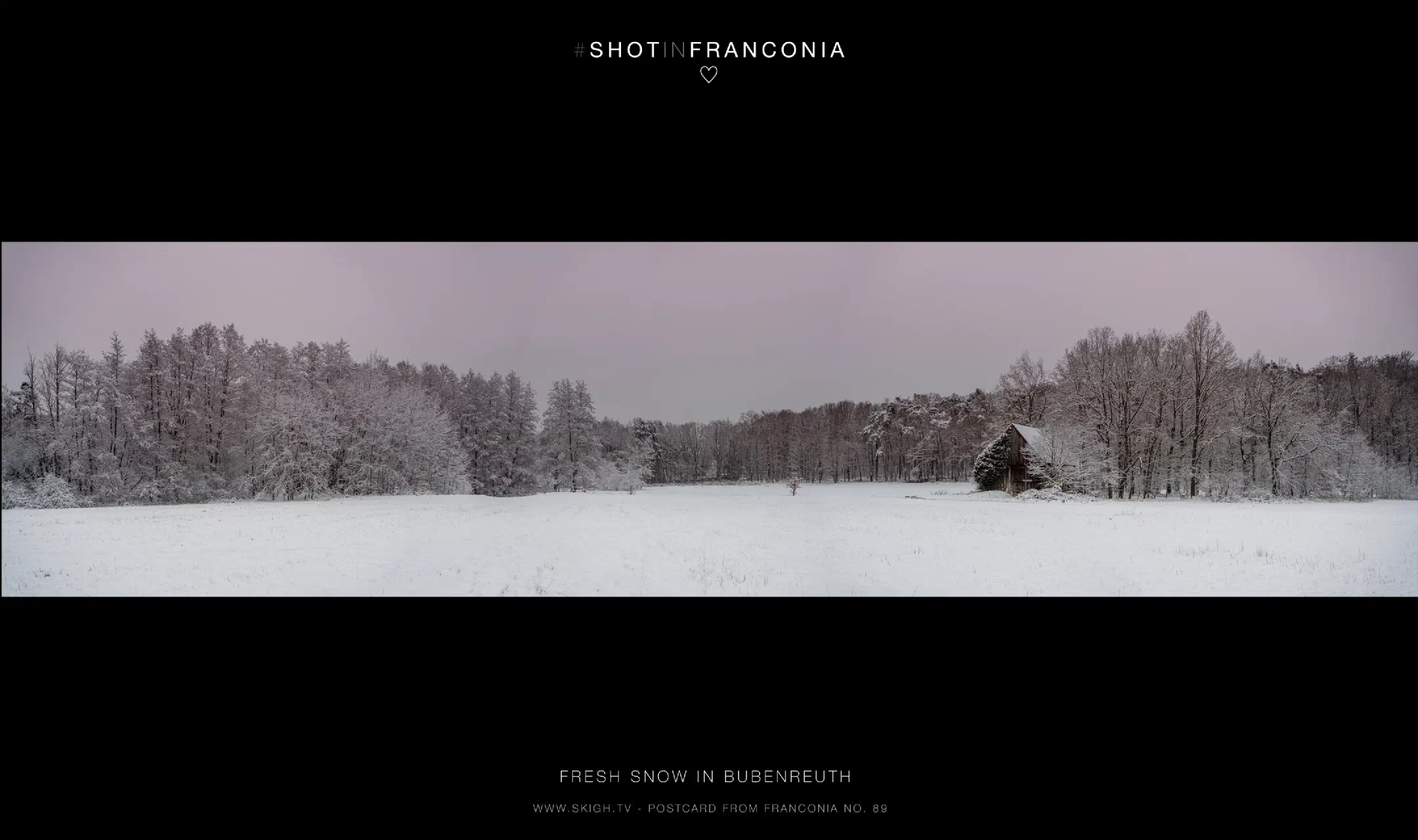 Fresh snow in Bubenreuth