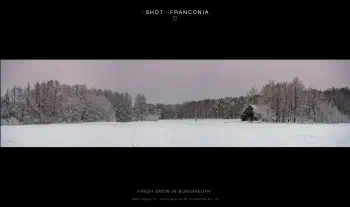 Fresh snow in Bubenreuth