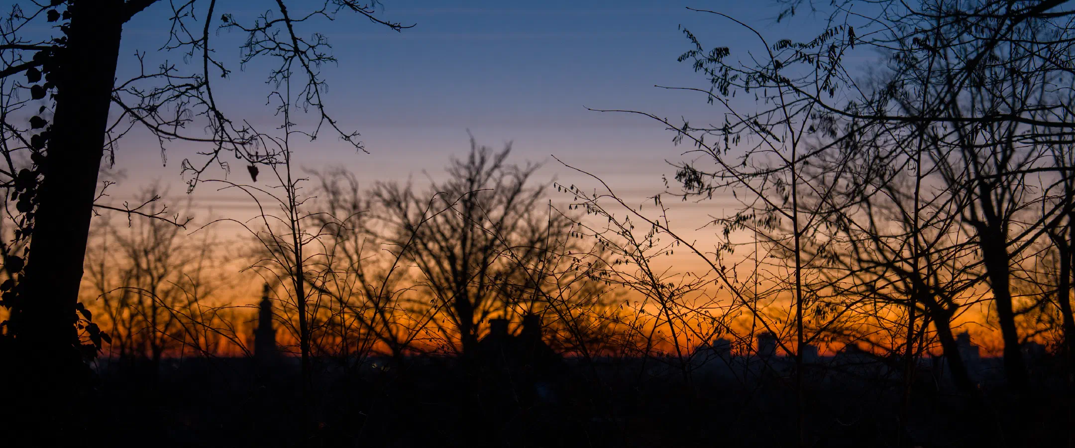 Erlangen Winter Skyline