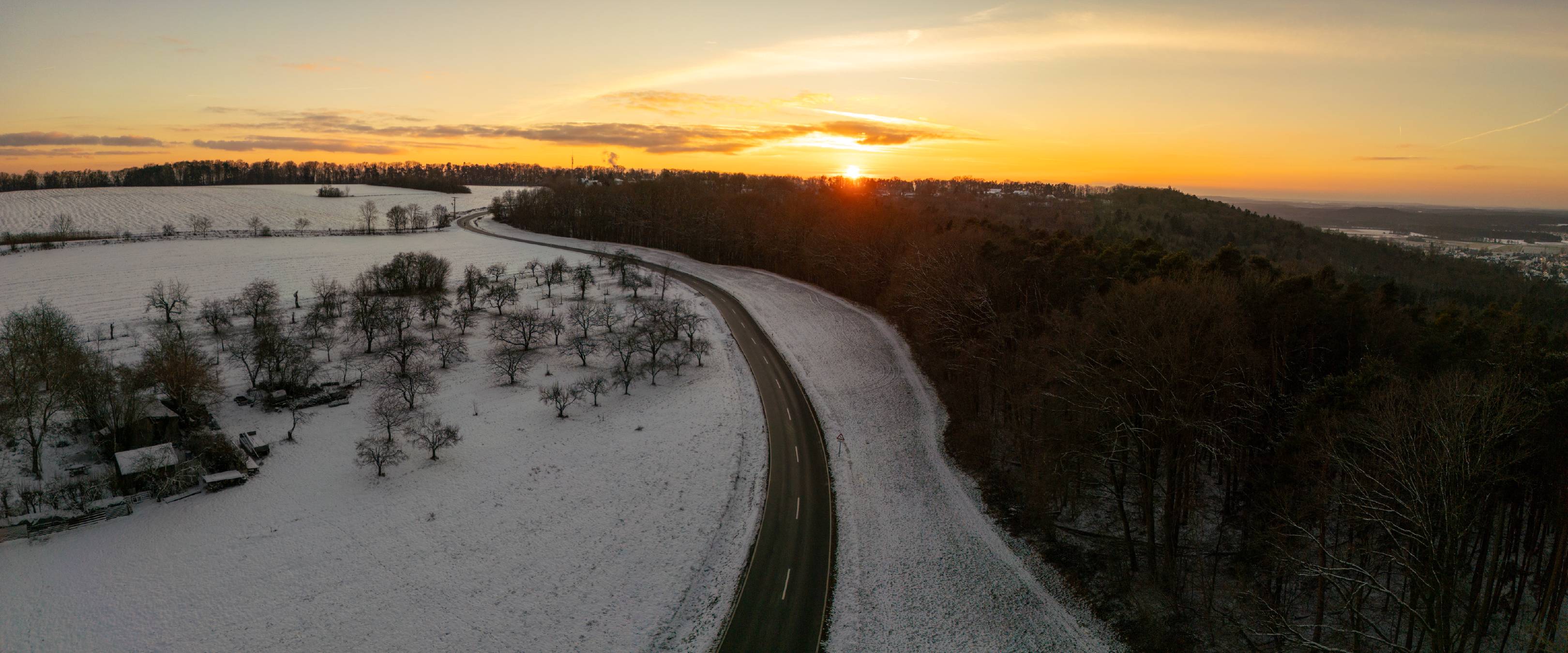 Rathsberg winter sunset