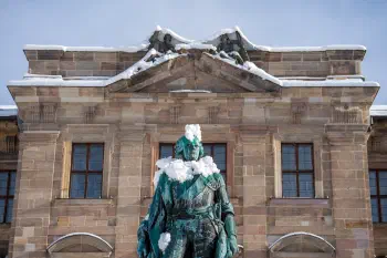 Friedrich with winter coat