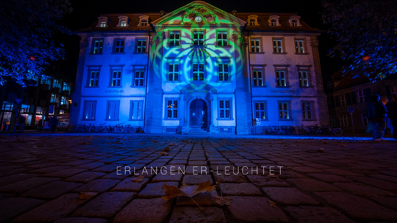 Erlangen ERleuchtet - "streets of lights" an illumination project in Erlangen | 4K