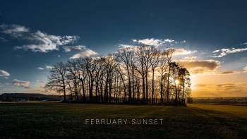 February Sunset Timelapse